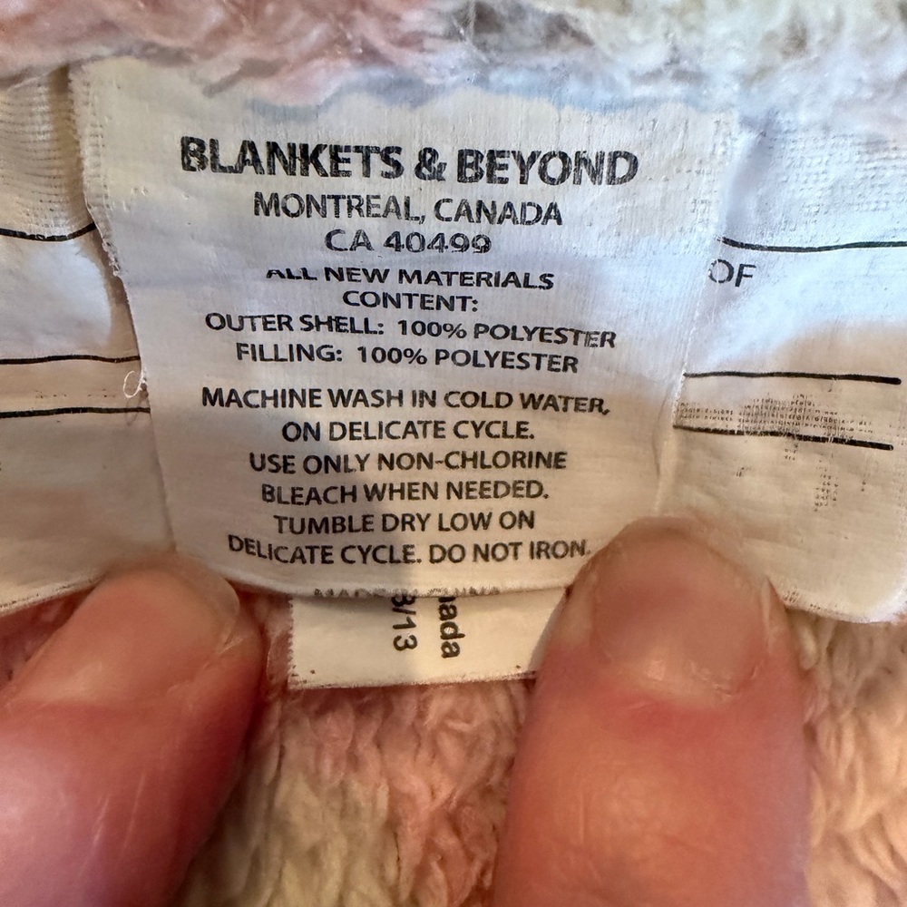 Blankets & Beyond Hooded Baby & Toddler Blanket - Bear Hooded Blanket, EUC! - Picture 5 of 16